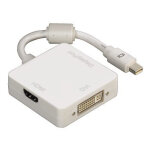 Hama mini displayport - dvi / displayport / hdmi blanc - neuf