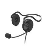 Hama nhs - p100 v2 casque avec fil minerve bureau / centre d'appels noir - neuf