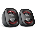 Hama sonic mobil 183 haut - parleur noir, rouge avec fil 3 w - neuf