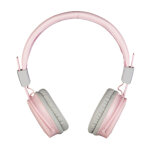 Hama teensn up casque sans fil arceau appels / musique bluetooth camouflage, rose - neuf