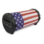 Haut - parleur sans fil avec radio fm, bluetooth, usb et batterie - usa (hpg407bt - usa) - neuf