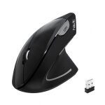 Havit ms550gt souris ergonomique verticale sans fil 2, 4ghz - 1600 ppp - coloris noir - neuf