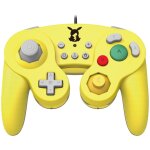 Hori battle pad jaune usb manette de jeu analogique nintendo switch - neuf