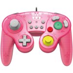 Hori battle pad (peach) rose usb manette de jeu analogique / numrique nintendo switch - neuf