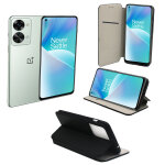Housse noire pour oneplus nord 2t 5g / one plus nord 2t 5g �tui protection portefeuille � rabat avec ...