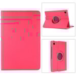 Housse samsung galaxy tab a9 8, 7 pouces rotative rose - etui pochette tab a9 coque protection 360 degrs ...