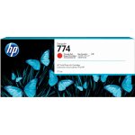 Hp cartouche d'encre 774 designjet rouge chromatique de 775 ml - neuf