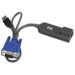 Hpe kvm console usb interface adapter cble kvm noir - neuf