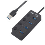 Hub 4 ports usb 3. 0 pour macbook air apple avec alimentation individuelle multi - prises adaptateur ... Hub 4 ports usb 3. 0 pour macbook air apple avec alimentation individuelle multi - prises adaptateur ...