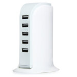 Hub tour 5 ports usb 2. 0 pour imac apple multi - prises adaptateur (blanc) - neuf Hub tour 5 ports usb 2. 0 pour imac apple multi - prises adaptateur (blanc) - neuf