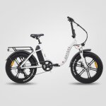 Hygge vester Étape | vélo pliant électrique 20 pouces fat tire e - bike | heron white - neuf Hygge vester Étape | vélo pliant électrique 20 pouces fat tire e - bike | heron white - neuf