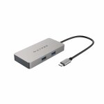 Hyper hdmb2 hub & concentrateur usb 3. 2 gen 1 (3. 1 gen 1) type - c 5000 mbit / s acier inoxydable - ...
