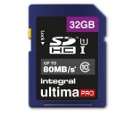 Integral 32gb ultimapro sdhc / xc 80mb class 10 uhs - i u1 32 go sd - neuf