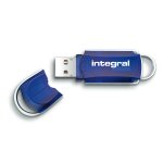 Integral 16gb usb2. 0 drive courier blue lecteur usb flash 16 go usb type - a 2. 0 bleu, argent - neuf ...