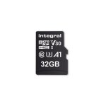 Integral inmsdh32g - 100v30 32gb micro sd card microsdhc uhs - 1 u3 cl10 v30 a1 up to 100mbs read 30mbs ... Integral inmsdh32g - 100v30 32gb micro sd card microsdhc uhs - 1 u3 cl10 v30 a1 up to 100mbs read 30mbs ...