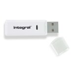 Integral usb2. 0 cardreader dual slot sd msd etail lecteur de carte mmoire blanc - neuf
