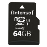 Intenso 3423490 m�moire flash 64 go microsdxc uhs - i classe 10 - neuf