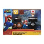 Jakks pacific coffret de 5 figurines mario - neuf