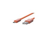 Jaym c�ble usb vers lightning 2. 4a - 1, 7 m�tres - collection pop - orange - neuf