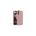 Jaym - coque silicone premium rose sable pour samsung galaxy s23 - 100% silicone et microfibre - renforc�e ...