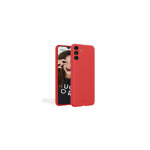 Jaym - coque silicone premium rouge pour samsung galaxy s23 ultra - 100% silicone et microfibre - renforc�e ...