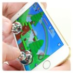 Joysticks x2 pour smartphone jeux video manette ventouse precision universel - neuf