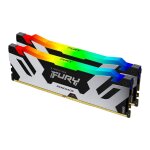 Kingston fury? renegade rgb ddr5 - 32 go (2 x 16 go) - 6000 mt / s c32 - intel xmp 3. 0 - noir / argent ...