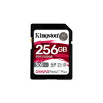 Kingston technology 256gb canvas react plus sdxc uhs - ii 300r / 260w u3 v90 for full hd / 4k / 8k - ...