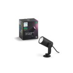 Kit 1 spot extrieur philips hue lily anthracite 8w - lampe connecte - neuf