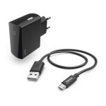Kit charge secteur, micro - usb, 2, 4 a, noir - neuf