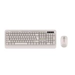 Kit clavier et souris sans fil tellur green, 2, 4 ghz, rcepteur nano, crme - neuf