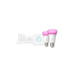 Kit de démarrage 2 ampoules connectées philips hue white et color ambiance e27 9 w avec capteurs de contact ... Kit de démarrage 2 ampoules connectées philips hue white et color ambiance e27 9 w avec capteurs de contact ...