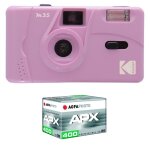 Kodak m35 - appareil photo rechargeable 35mm, objectif grand angle fixe, viseur optique , flash intgr, ...