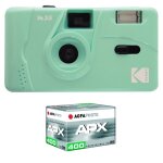 Kodak m35 - appareil photo rechargeable 35mm, objectif grand angle fixe, viseur optique , flash intgr, ...