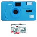 Kodak m35 - appareil photo rechargeable 35mm, objectif grand angle fixe, viseur optique , flash intgr, ...