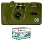 Kodak m35 - appareil photo rechargeable 35mm, objectif grand angle fixe, viseur optique , flash intgr, ...