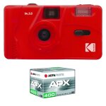 Kodak m35 - appareil photo rechargeable 35mm, objectif grand angle fixe, viseur optique , flash intgr, ...