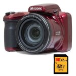 Kodak pack bridge numrique pixpro astro zoom az405 + carte sdhc kodak ultra high speed u1 32gb - appareil ...