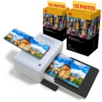 Kodak - pack imprimante pd460 + cartouche et papier pour 240 photos - photo bluetooth & docking - format ...