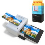 Kodak - pack imprimante pd460 + cartouche et papier pour 80 photos - photo bluetooth & docking - format ...