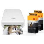 Kodak pack imprimante photo printer pm220 et 2 cartouches msc50 - photos 5. 4 * 8. 6 cm, wifi, compatible ...