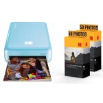 Kodak pack imprimante photo printer pm220 et 2 cartouches msc50 - photos 5. 4 * 8. 6 cm, wifi, compatible ...