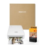 Kodak pack imprimante photo printer wifi pm220 blanc, cartouche msc20 de 20 photos 5. 4x8. 6 cm et album ...