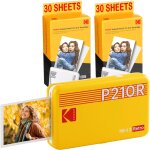 Kodak pack mini imprimante p210 retro 2 + cartouche et papier pour 60 photos - imprimante connecte bluetooth ...
