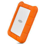 Lacie rugged usb - c disque dur externe 1 to orange - neuf