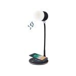 Lampe de bureau avec chargeur induction - blaupunkt - blp3990 - 133 - noir - neuf