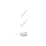 Lampe de table spiral blanc - neuf