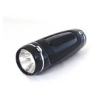 Lampe - torche avec enceinte intgre 10w bt noire lightsound - neuf