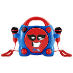 Lecteur cd cd59 bigben bleu et rouge  personnaliser - neuf