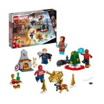 Lego marvel 76267 le calendrier de l'avent des avengers 2023, 24 cadeaux incluant captain america, spider ...